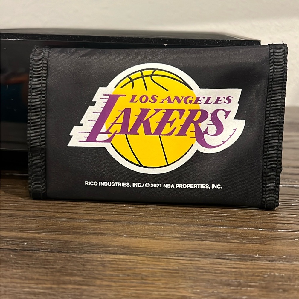 Black Laker’s Nylon Tri-Fold Wallet